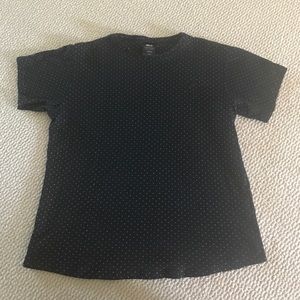 Publish black dotted t shirt