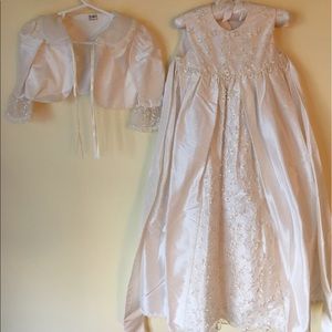 Baptism Gown Small Cassiani -7 pieces!