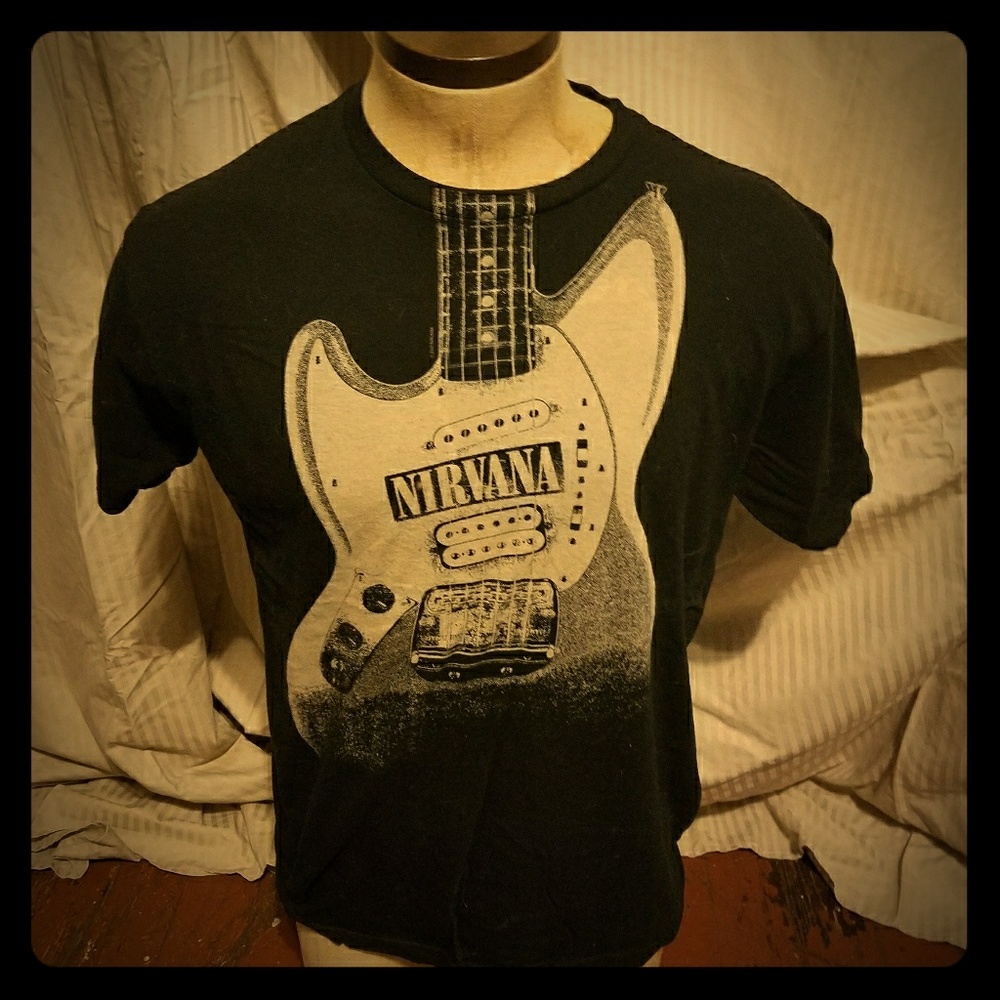Nirvana guitar T-shirt