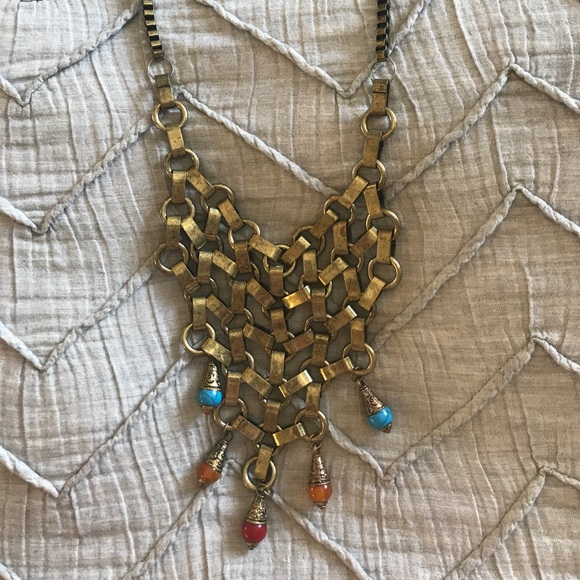 Statement bohemian necklace - Picture 2 of 3