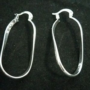 Drop Hoop Earrings