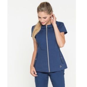 Jaanuu - Peplum Scrub Top