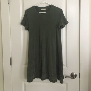 Army green dress from Altar'd State