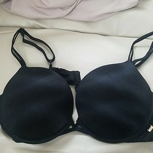 Black Victorias Secret Push Up Bra 38B