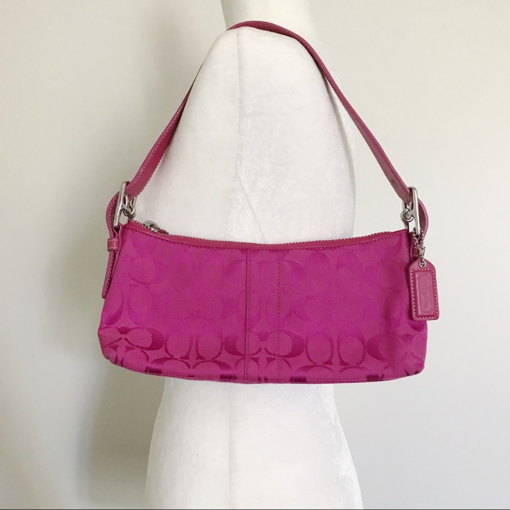 *PRICE DROP!!* Coach Pink Signature Shoulder Bag