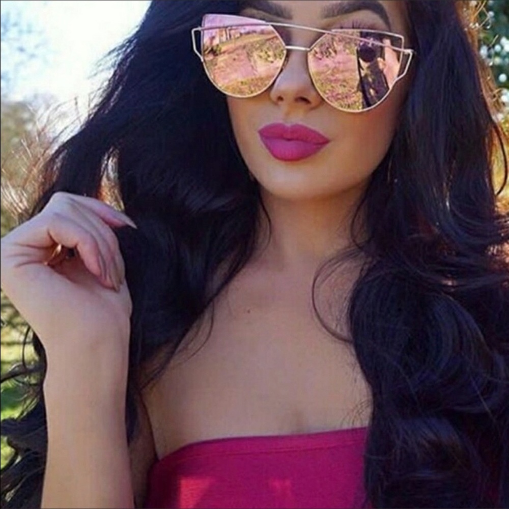❗️Last One❗️✨NEW cat eye rose gold sunglasses ✨