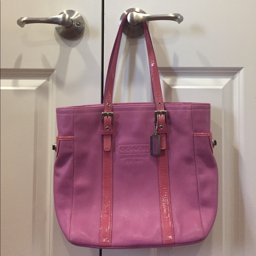 Coach pink handbag