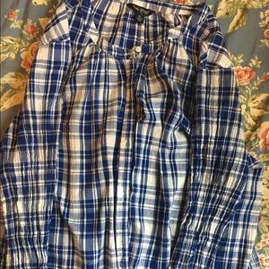Lucky Brand plaid button down shirt