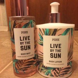 Vs pink body mist and lotion