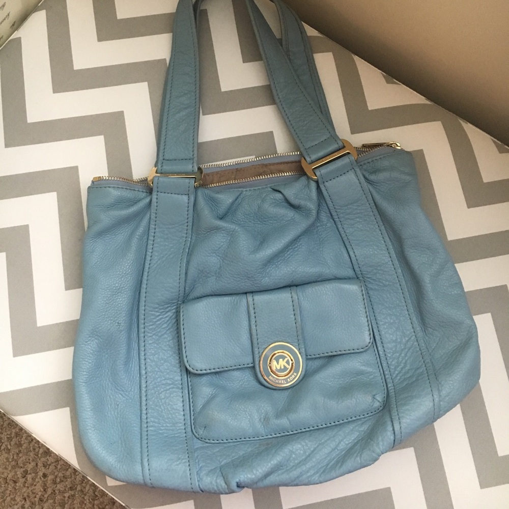 Michael Kors Cornflower Blue Purse