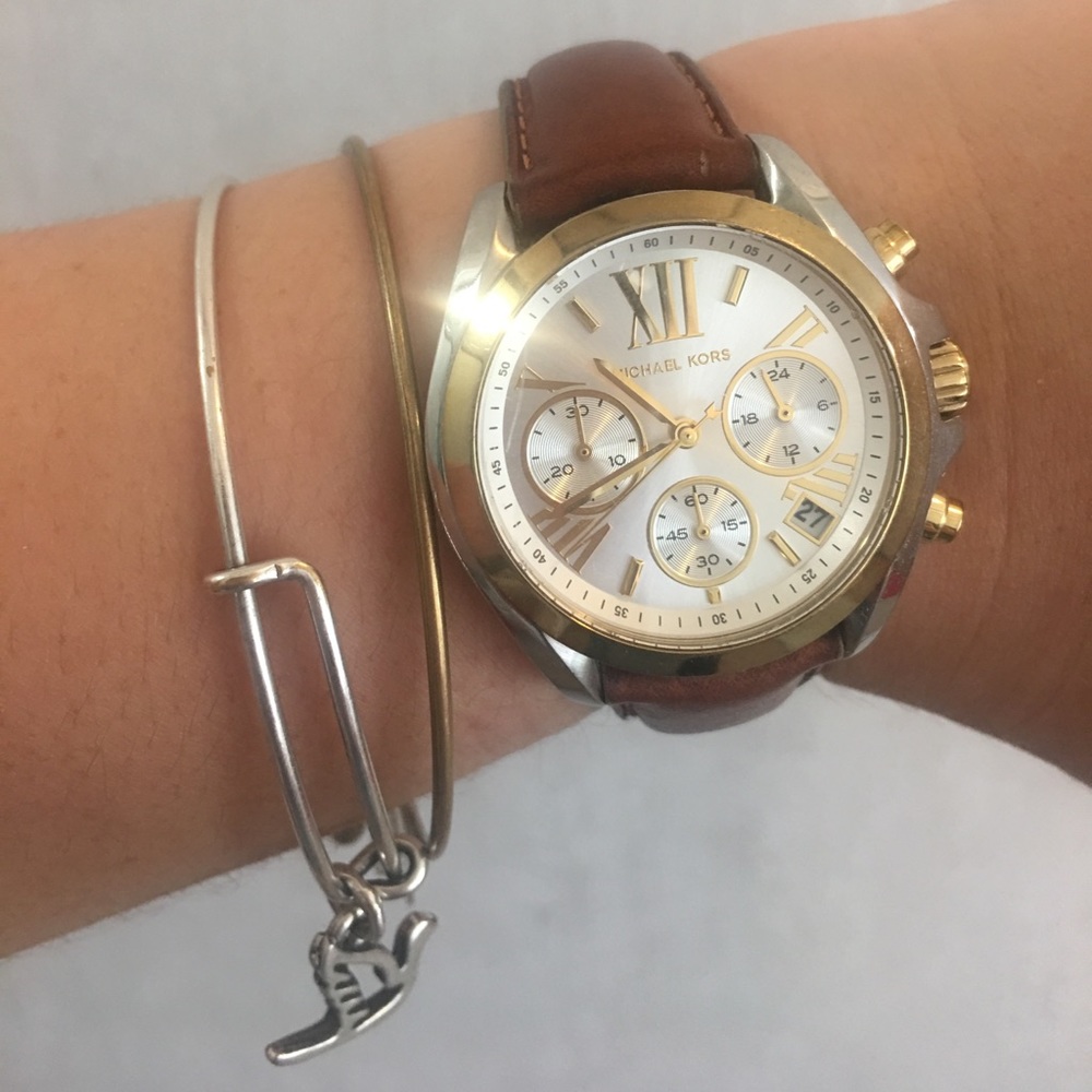 Two Tone Michael Kors Watch