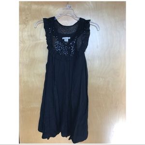 Black Sequin Dress