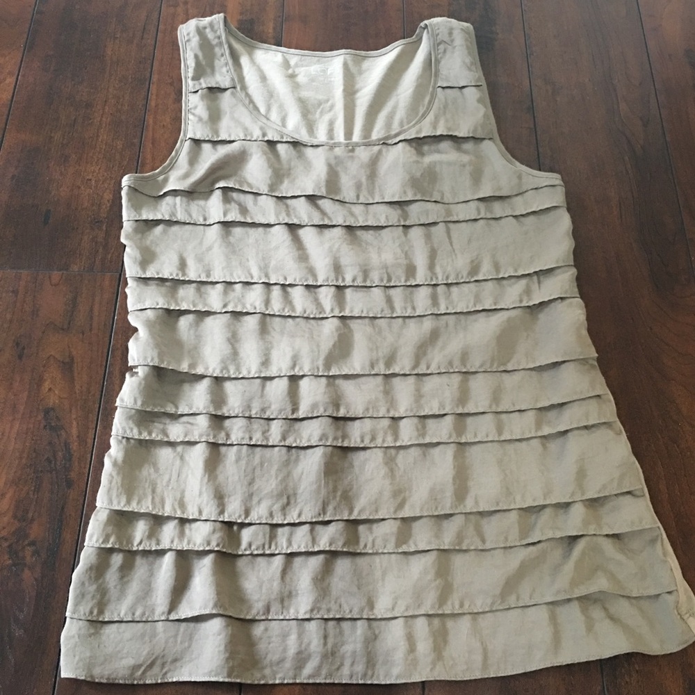 LOFT Taupe Tank Top XS