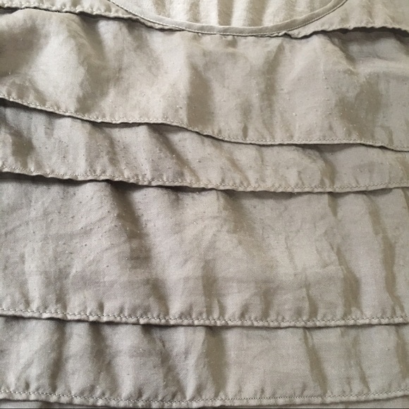 LOFT Taupe Tank Top XS - Picture 2 of 3