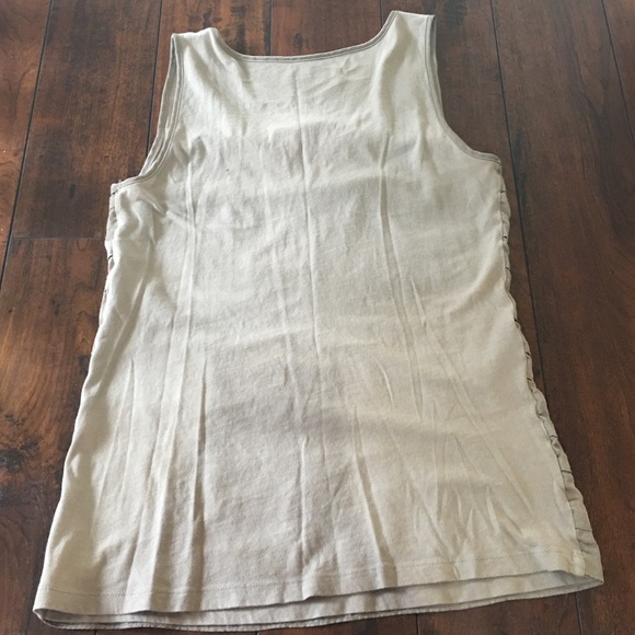 LOFT Taupe Tank Top XS - Picture 3 of 3