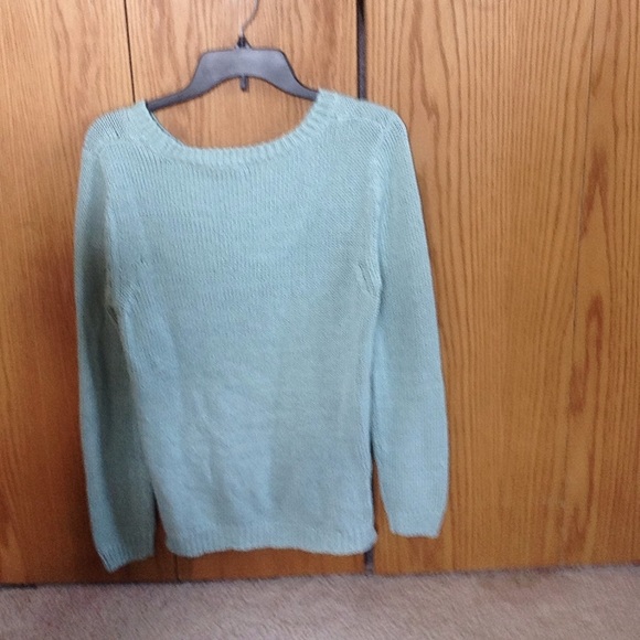 Women's L Mint Sweater - Picture 2 of 4