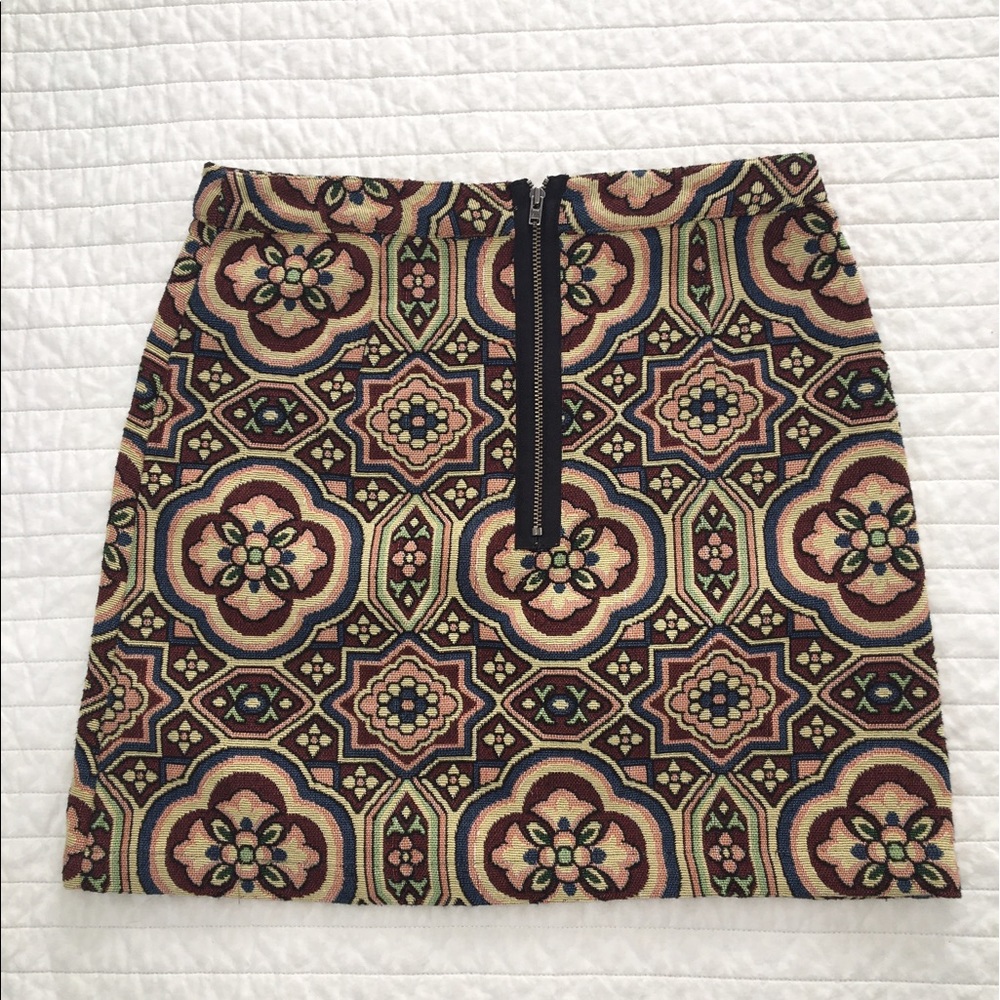 Topshop Retro Carpet Skirt