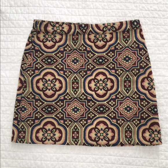 Topshop Retro Carpet Skirt - Picture 2 of 3