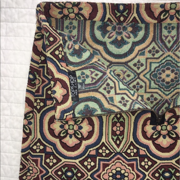 Topshop Retro Carpet Skirt - Picture 3 of 3