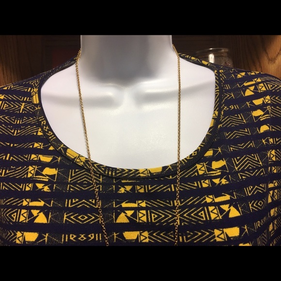 LuLaRoe 🦄Navy Blue Irma 🌻 Sz. L - NWT - Picture 3 of 4