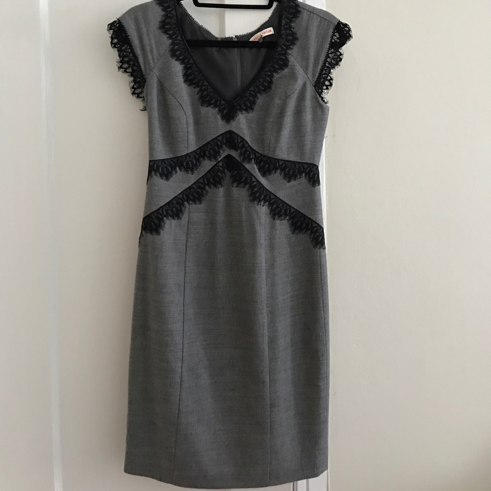 Rebecca Taylor flannel lace dress