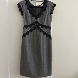 Rebecca Taylor flannel lace dress