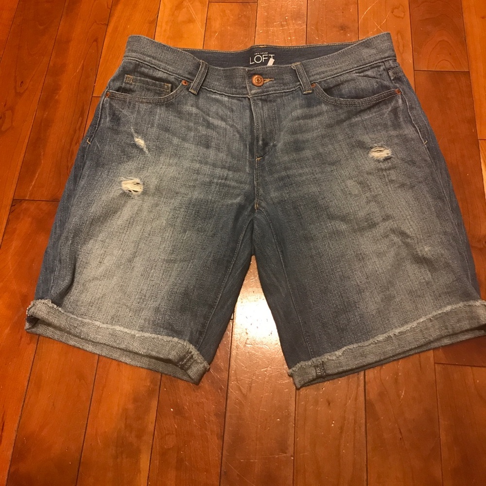 LOFT Bermuda Jean shorts