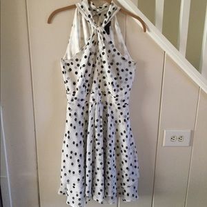 White House Black Market Keyhole Halter Dress