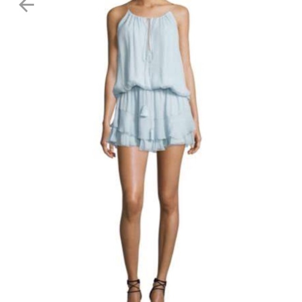 Elizabeth and James light blue dress