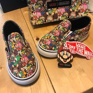 Vans Nintendo Slip-on Classics 8.5 Toddler