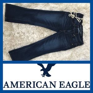 AE super stretch Artist crop capris size 2 R