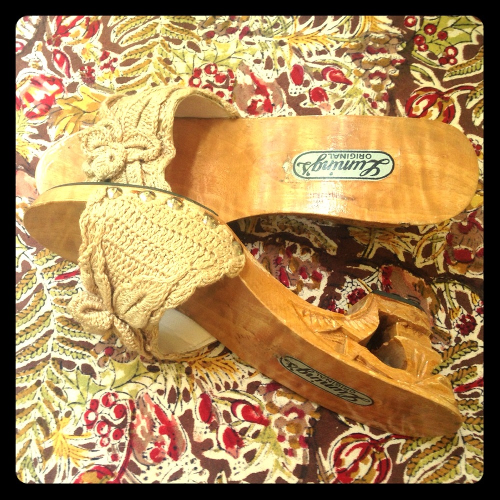 Vintage hand carved shoes- Lumings Originals