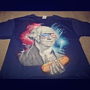 George Washington 4th of July shirt