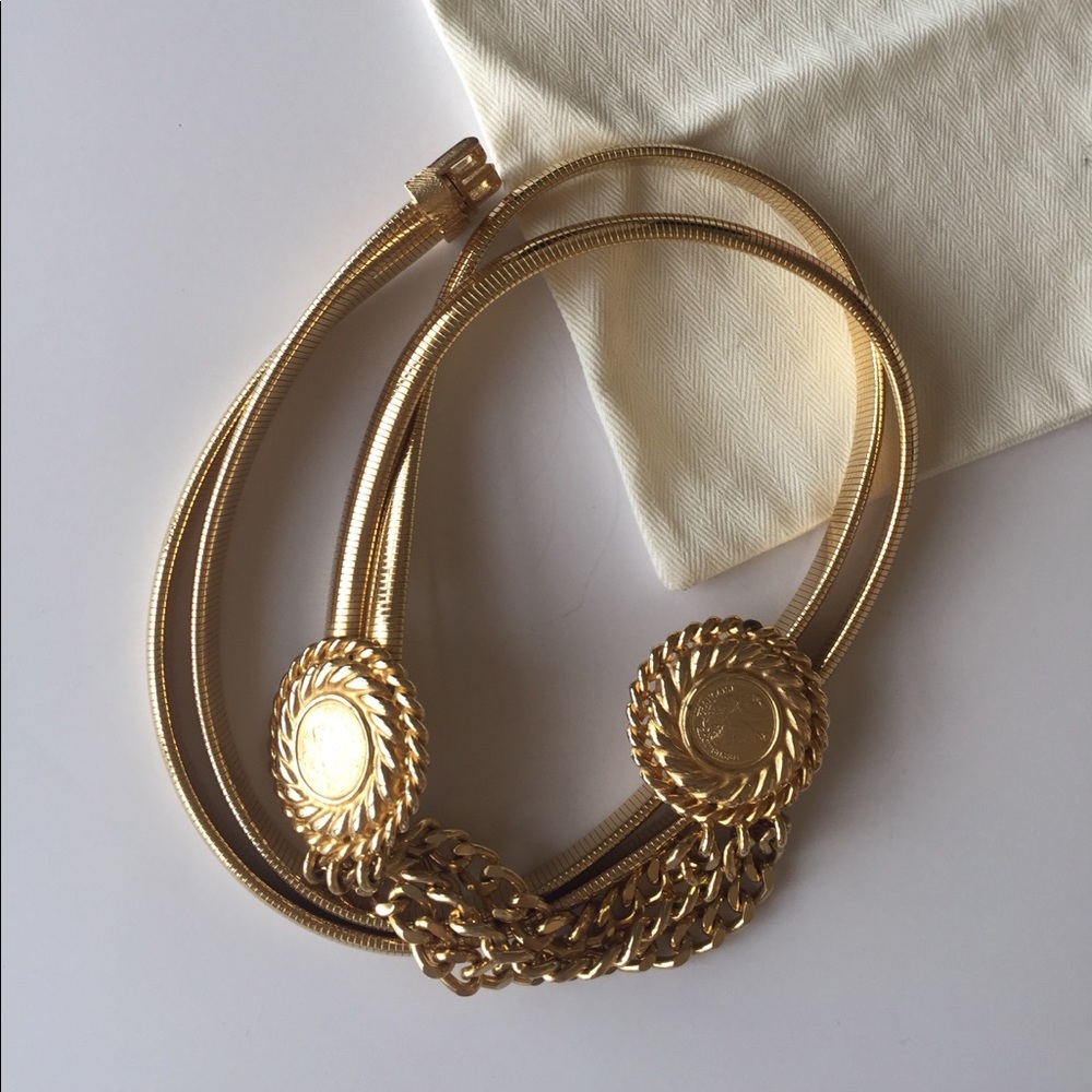⭐️VINTAGE GOLD DOUBLE DROP WAIST BELT⭐️