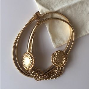 ⭐️VINTAGE GOLD DOUBLE DROP WAIST BELT⭐️