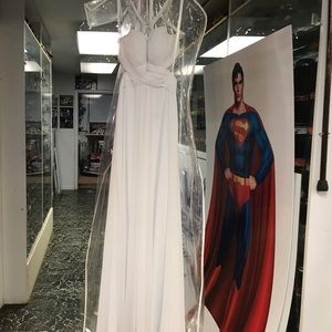 White prom/pageant dress