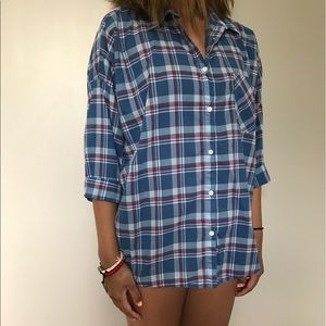Boyfriend Plaid Shirt