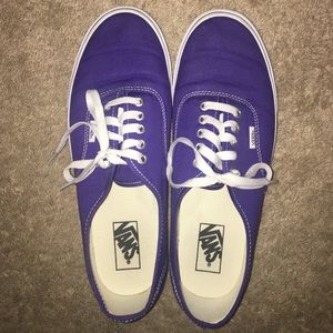 Mens Purple Vans