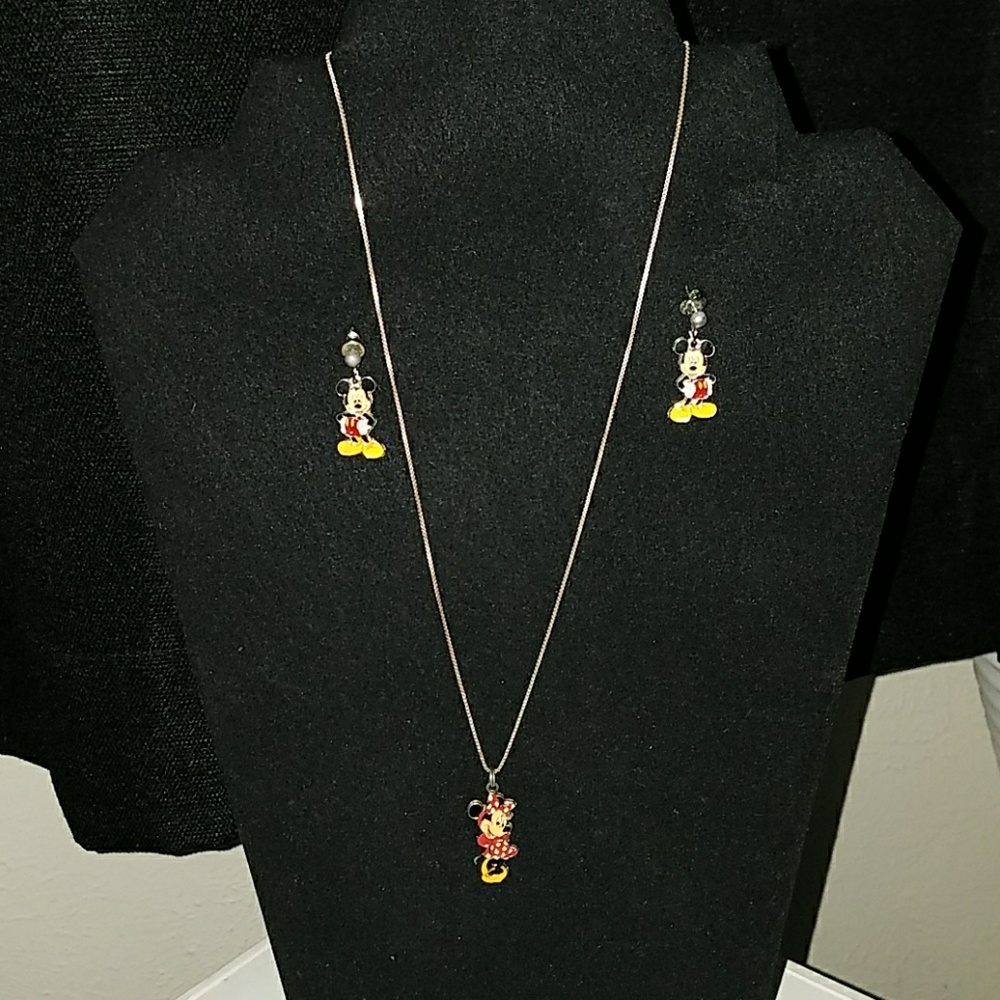 Necklace and earrings