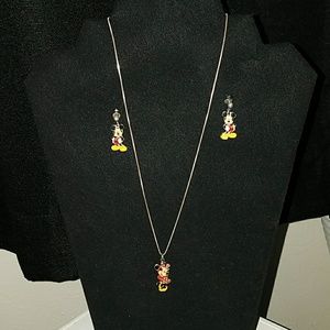 Necklace and earrings
