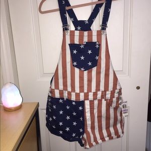 American overall shorts