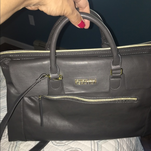 Kenneth Cole Reaction Grey Executive Tote - Picture 2 of 6