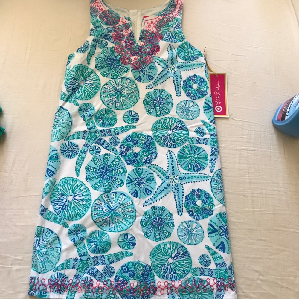 Blue shell print Lilly Pulitzer sheath