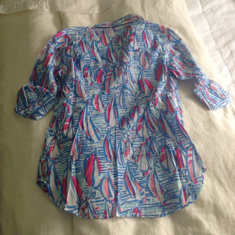Lilly Pulitzer Button Down - Picture 3 of 4