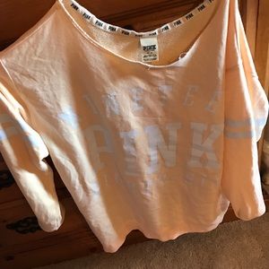 Off the shoulder sweatshirt