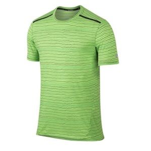 [Nike] dri-FIT Cool Tailwind Stripe Short Sleeve