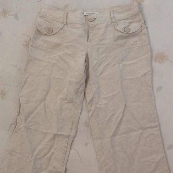 Linen flare bell bottom pants - Picture 4 of 7