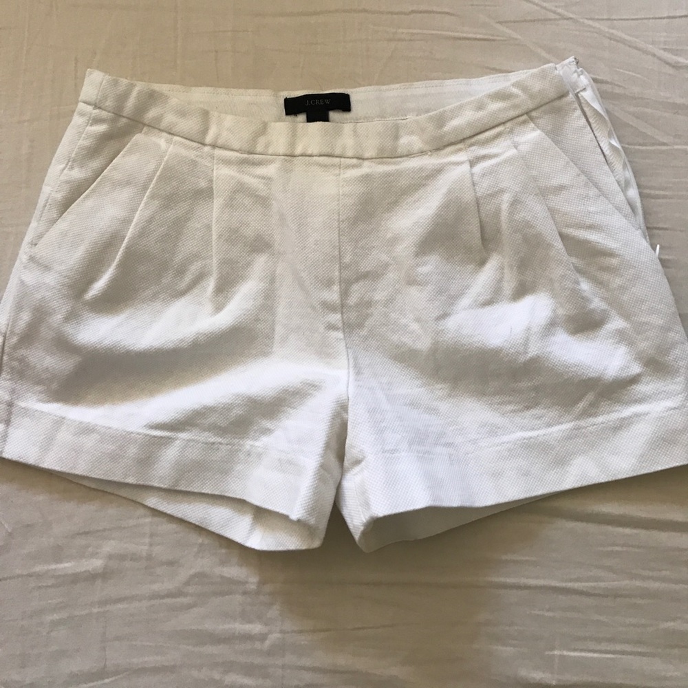 White J. Crew shorts