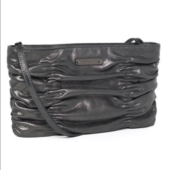 Michael Kors Gunmetal Wallet Clutch Shoulder Bag - Picture 4 of 4