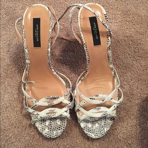 Worn once cute heels by Ann Taylor